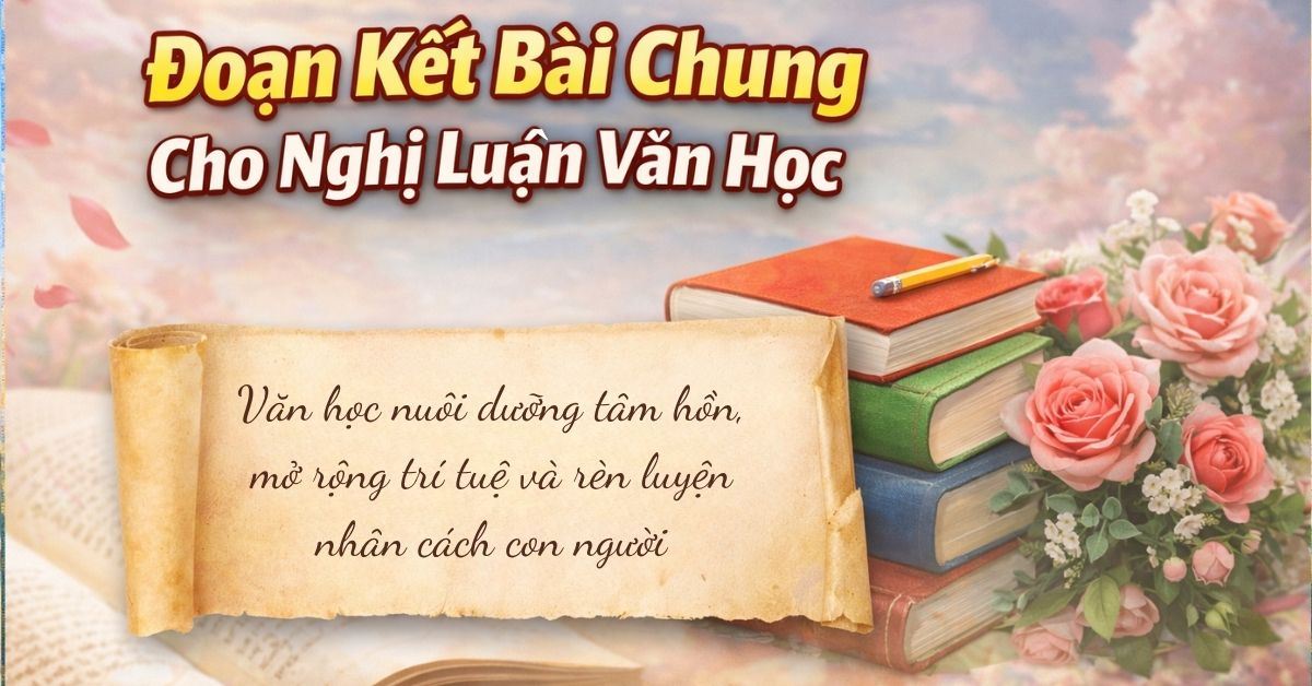 50+ đoạn kết bài chung cho nghị luận văn học hay, ý nghĩa, ân tượng
