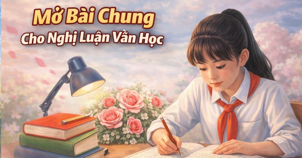 100+ mẫu mở bài chung cho nghị luận văn học hay nhất, ấn tượng ngay khi đọc