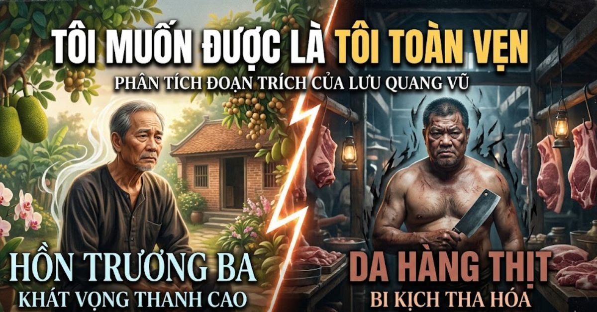 20+ Bài văn phân tích đoạn trích tôi muốn được là tôi toàn vẹn của Lưu Quang Vũ