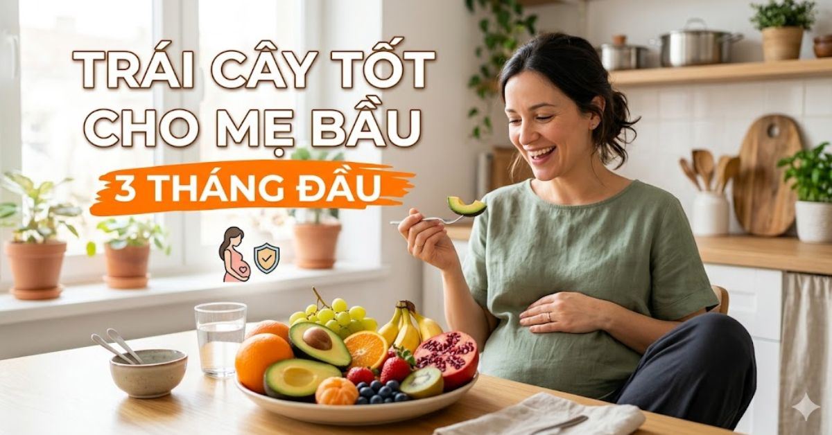 Trái cây tốt cho mẹ bầu 3 tháng đầu - 20+ loại nên ăn và lưu ý cần tránh