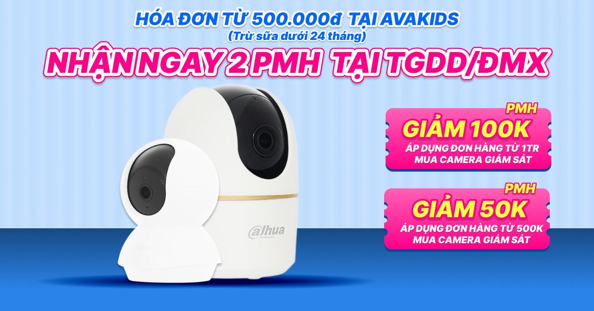 HÓA ĐƠN TỪ 500.000đ TẠI AVAKIDS – NHẬN NGAY 2 PMH TẠI ĐIỆN MÁY XANH