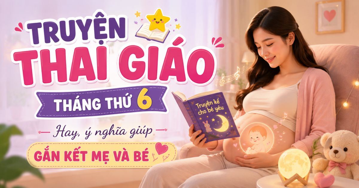 20+ Truyện thai giáo tháng thứ 6 hay nhất, ý nghĩa giúp gắn kết mẹ và bé