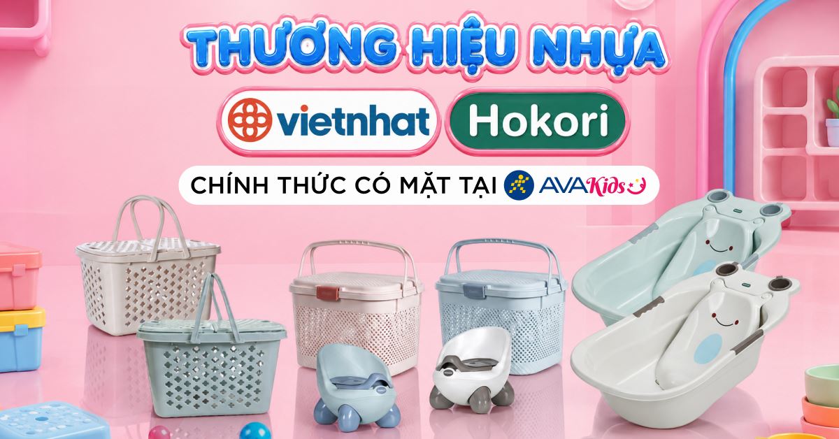 Nhựa Việt Nhật chính thức có mặt tại hệ thống cửa hàng AVAKids trên toàn quốc