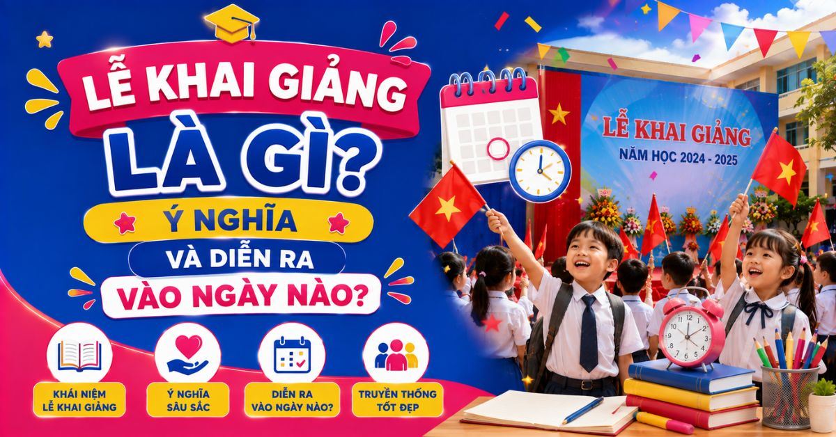 Lễ khai giảng là gì ý nghĩa và diễn ra vào ngày nào?