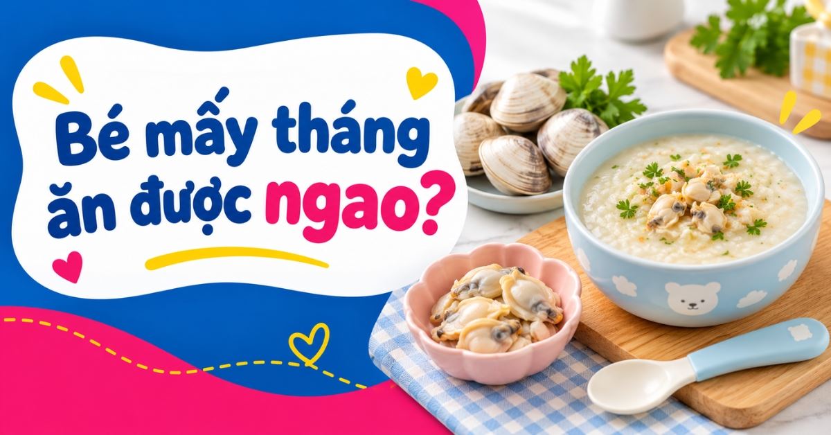 Bé mấy tháng ăn được ngao? Cách nấu cháo ngao ngon và an toàn cho bé ăn dặm