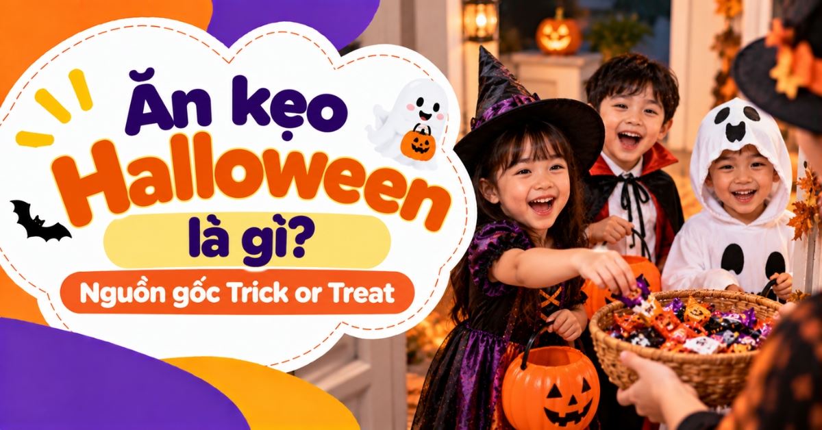 Ăn kẹo Halloween là gì? Nguồn gốc tục Trick or Treat và ý nghĩa sâu xa