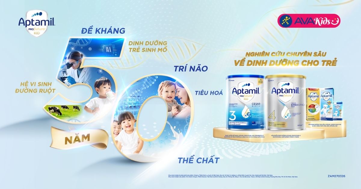 APTAMIL – HƠN NỬA THẾ KỶ NGHIÊN CỨU CHUYÊN SÂU VÌ KHỞI ĐẦU VỮNG VÀNG CỦA TRẺ