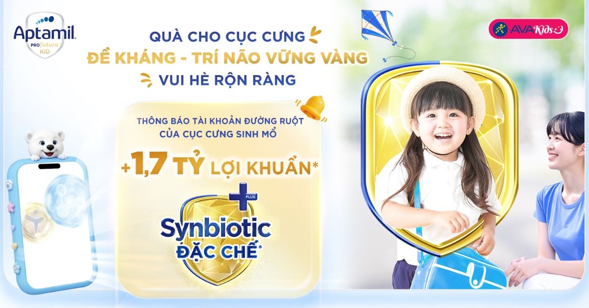 APTAMIL KID TẶNG QUÀ ĐẾN 1,7 TỶ CHO CỤC CƯNG SINH MỔ VỮNG VÀNG ĐÓN HÈ