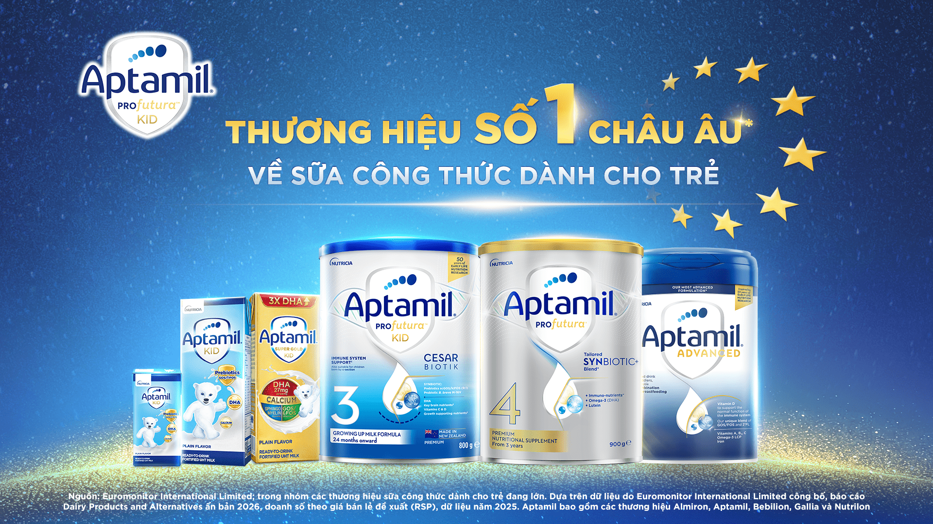 AVAKids chia sẻ bí quyết chọn sữa Aptamil phù hợp để bé lớn khôn vững vàng