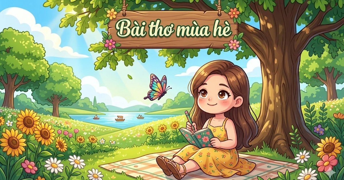 Những bài thơ về mùa hè cho học sinh mầm non, tiểu học, trung học
