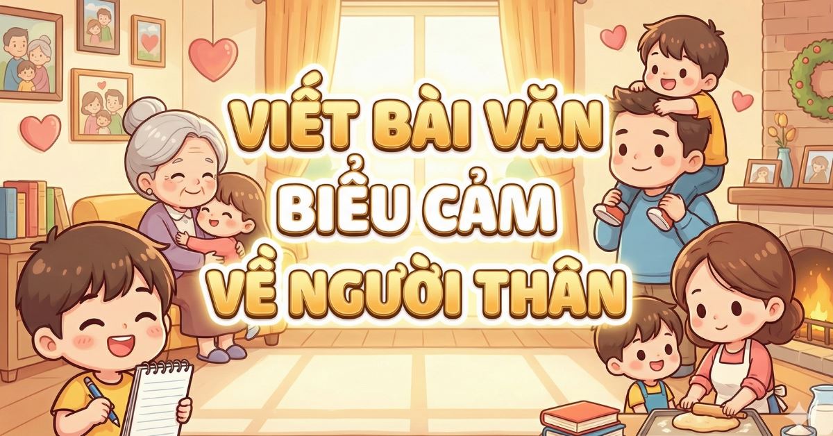 Tuyển chọn 25 bài văn biểu cảm về người thân hay, cảm động, điểm cao