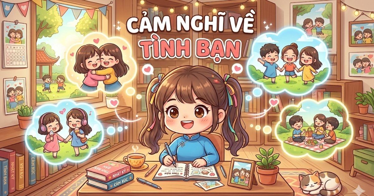 20 bài văn cảm nghĩ về tình bạn hay, cảm động, điểm cao 2026 