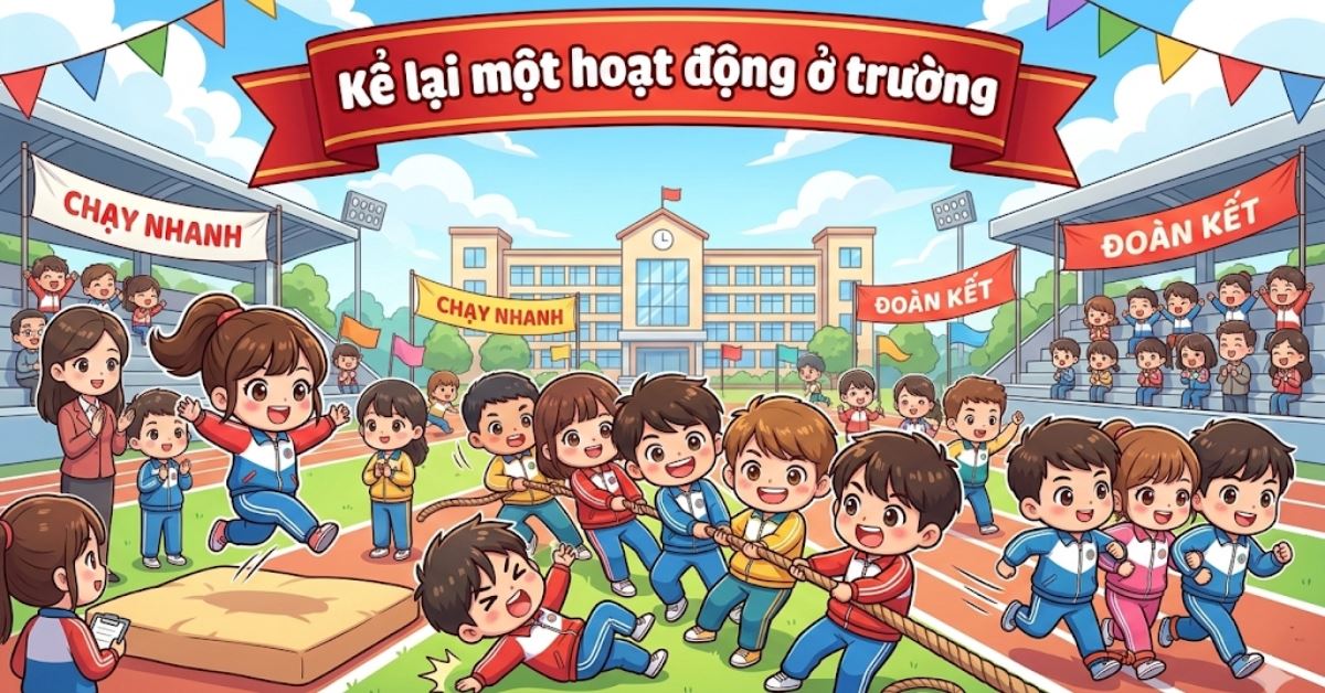 Bài văn kể lại một hoạt động ở trường lớp 4 ngắn gọn, điểm cao