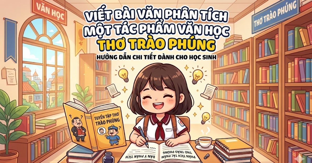 10 bài văn phân tích một tác phẩm văn học thơ trào phúng hay, chọn lọc