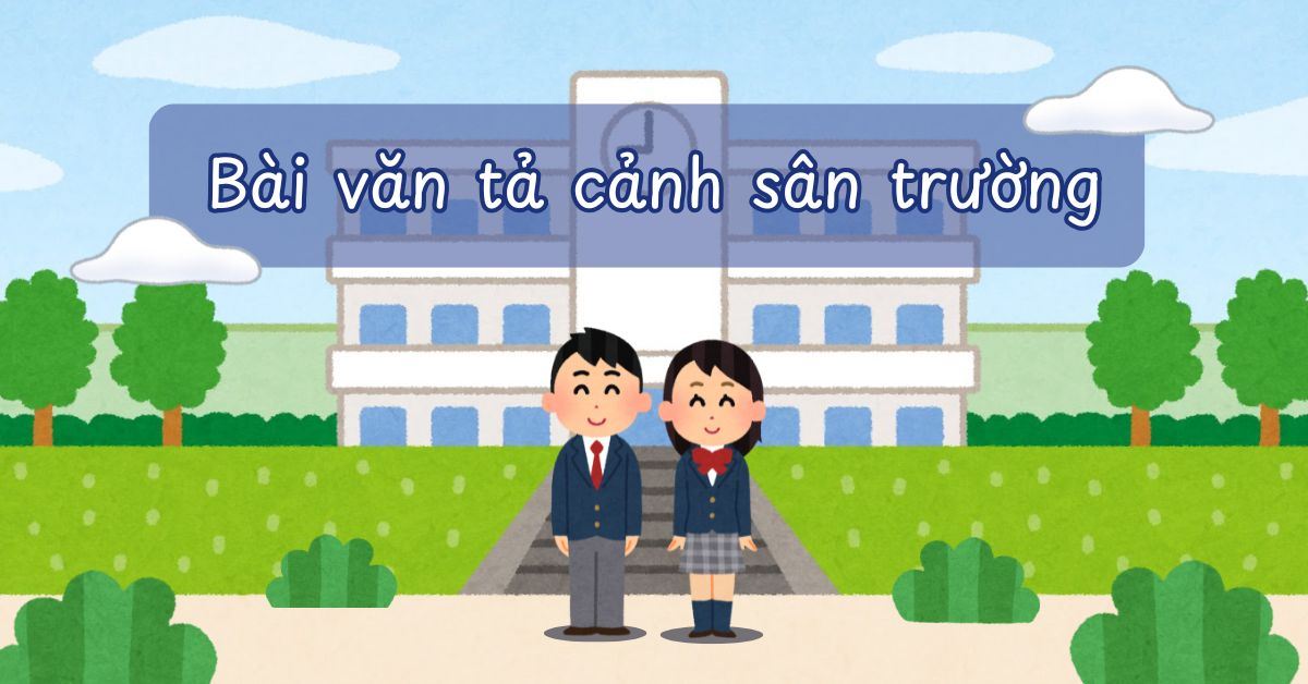 25+ bài văn tả cảnh sân trường lớp 5 hay, cảm xúc, đạt điểm cao