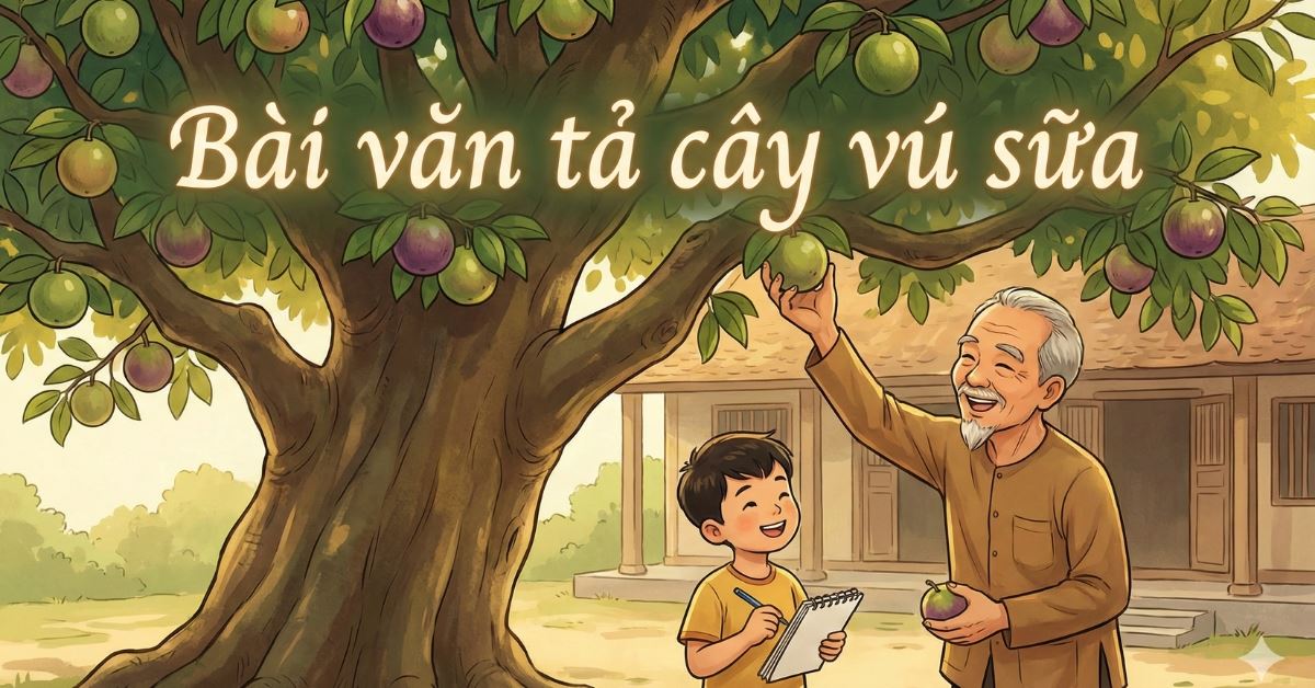 20 bài văn tả cây vú sữa lớp 4 ngắn gọn, chi tiết, điểm cao