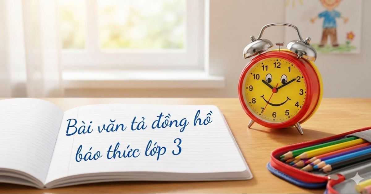 25+ bài văn tả đồng hồ báo thức lớp 3 ngắn gọn, chi tiết, điểm cao