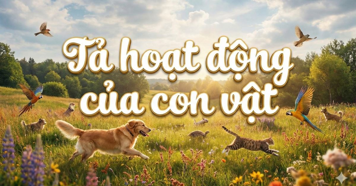 25 bài văn tả hoạt động của con vật lớp 4 hay, ngắn gọn, điểm cao