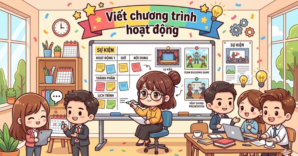 15 bài viết chương trình hoạt động lớp 5 chi tiết, đúng chuẩn, điểm cao