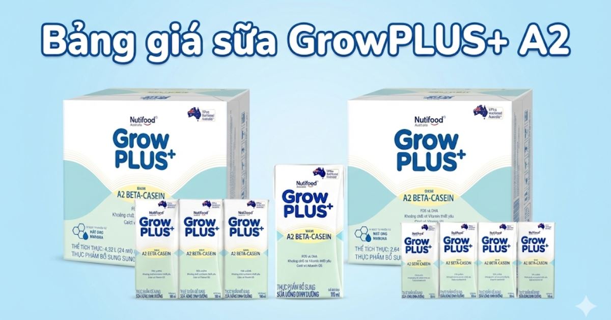 Bảng giá và các chương trình khuyến mãi khi mua GrowPLUS+ A2 tại AVAKids