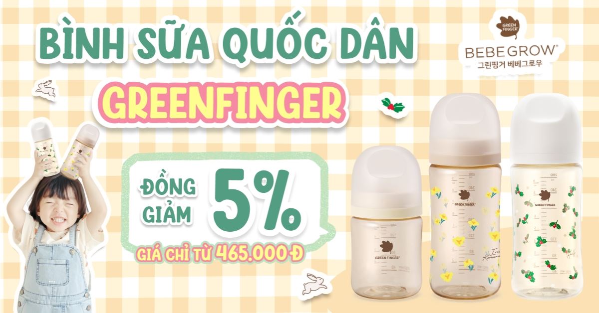 Bình sữa Greenfinger Bebegrow của nước nào? Có tốt không? Có nên mua?