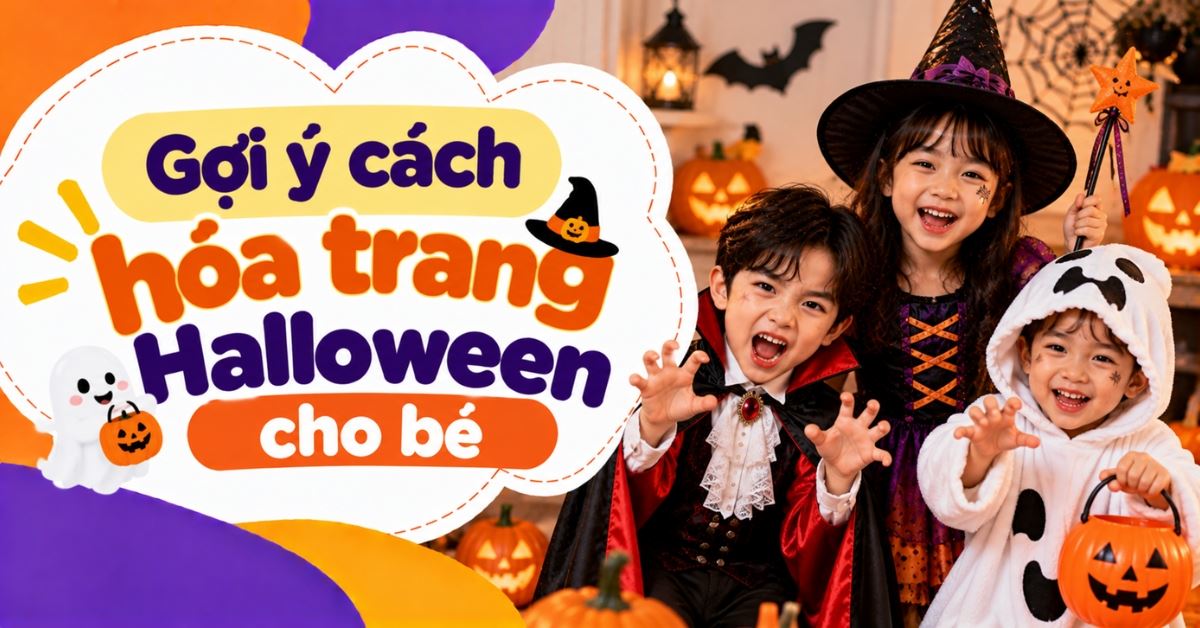 25+ mẫu đồ Halloween cho bé trai, bé gái dễ thương, độc lạ