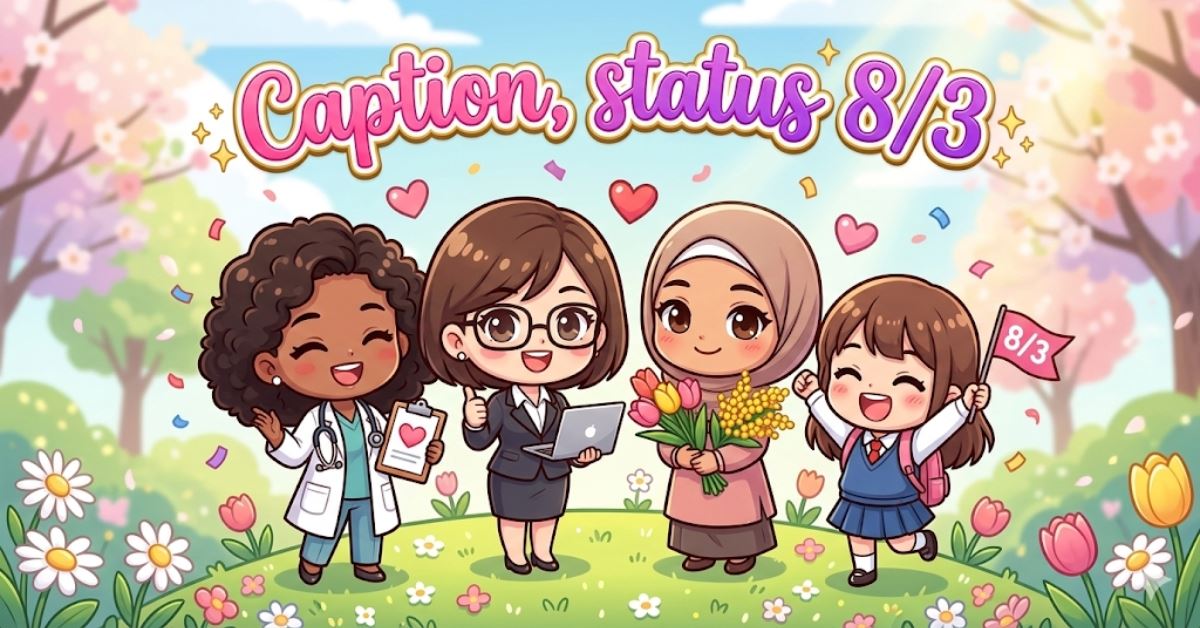 Caption, status 8/3 hay, ý nghĩa, ấn tượng nhất 2026 tặng mẹ, vợ, người yêu