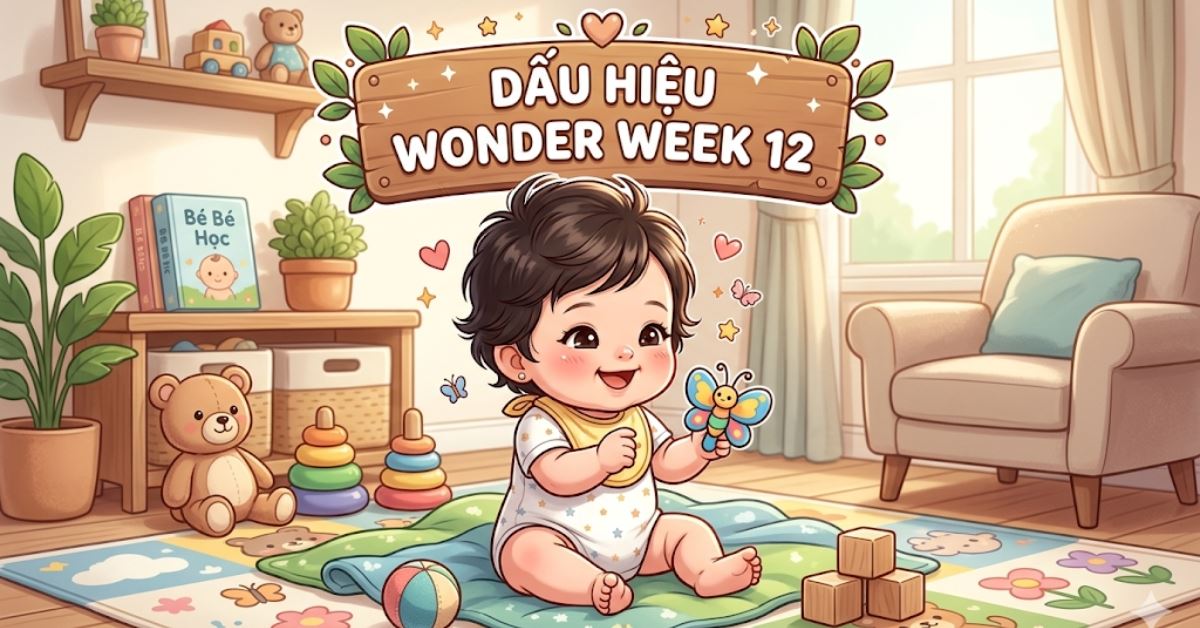 Dấu hiệu wonder week 12 là gì? Cách giúp mẹ và bé vượt qua khủng hoảng