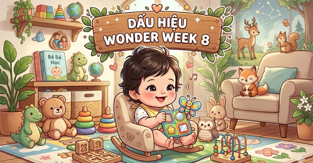 Dấu hiệu wonder week 8 là gì? Cách giúp mẹ và bé vượt qua wonder week