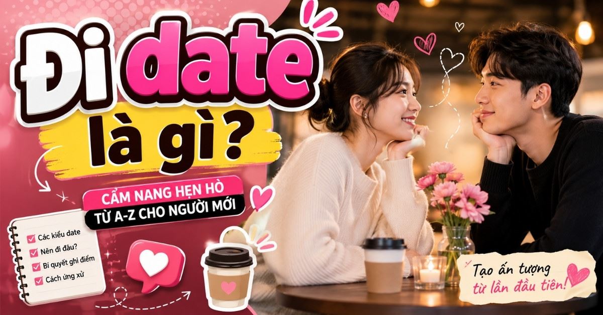 Đi date là gì? Cẩm nang hẹn hò từ A-Z cho người mới