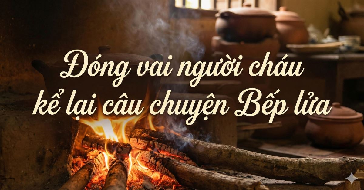 Đóng vai người cháu kể lại câu chuyện Bếp lửa hay, điểm cao