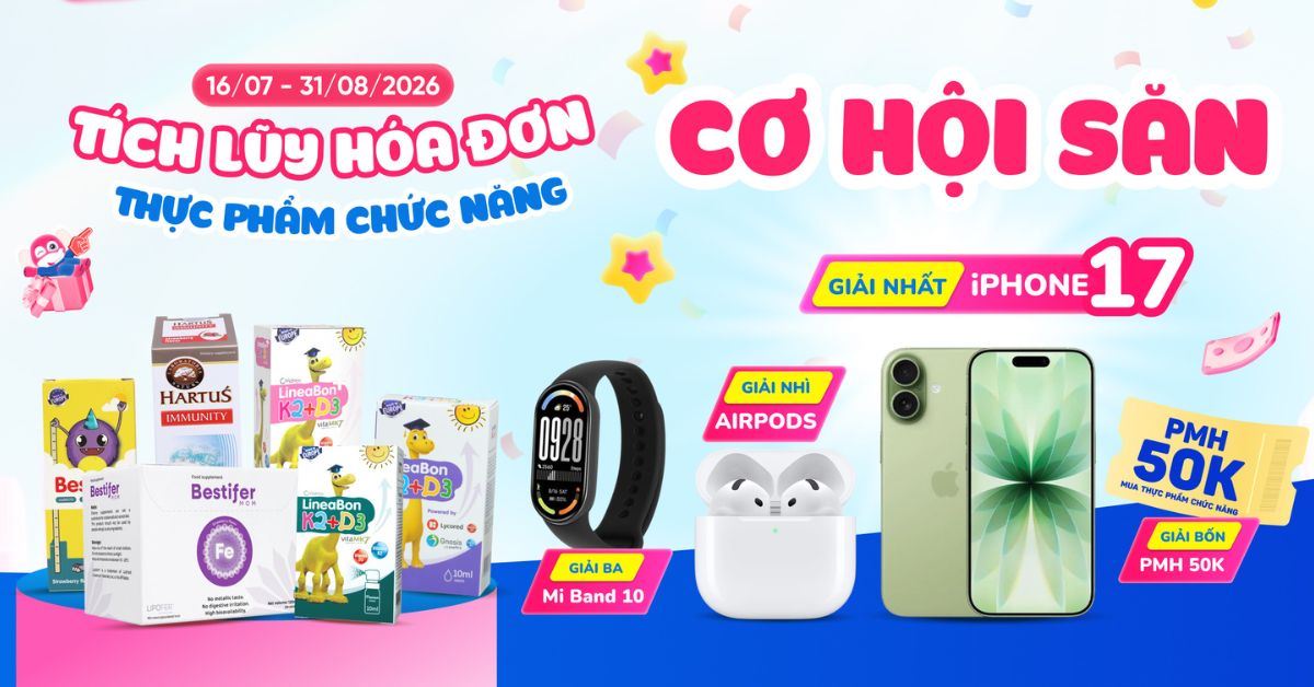 Danh sách trúng thưởng Lineabon, Bestical, Hartus, Bestifer - Cập nhật 09/09