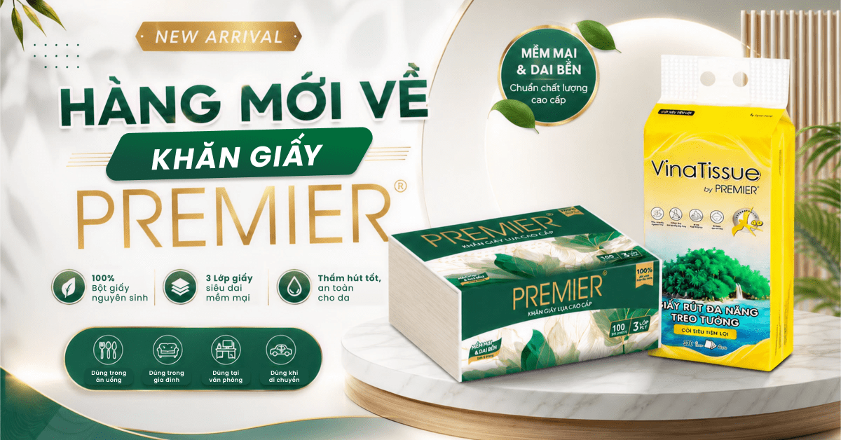 Tin mới: Giấy Premier mềm mại & dai bền đã cập bến tại AVAKids
