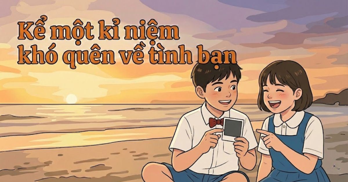 Hãy kể một kỉ niệm khó quên về tình bạn (20 mẫu đạt điểm cao)