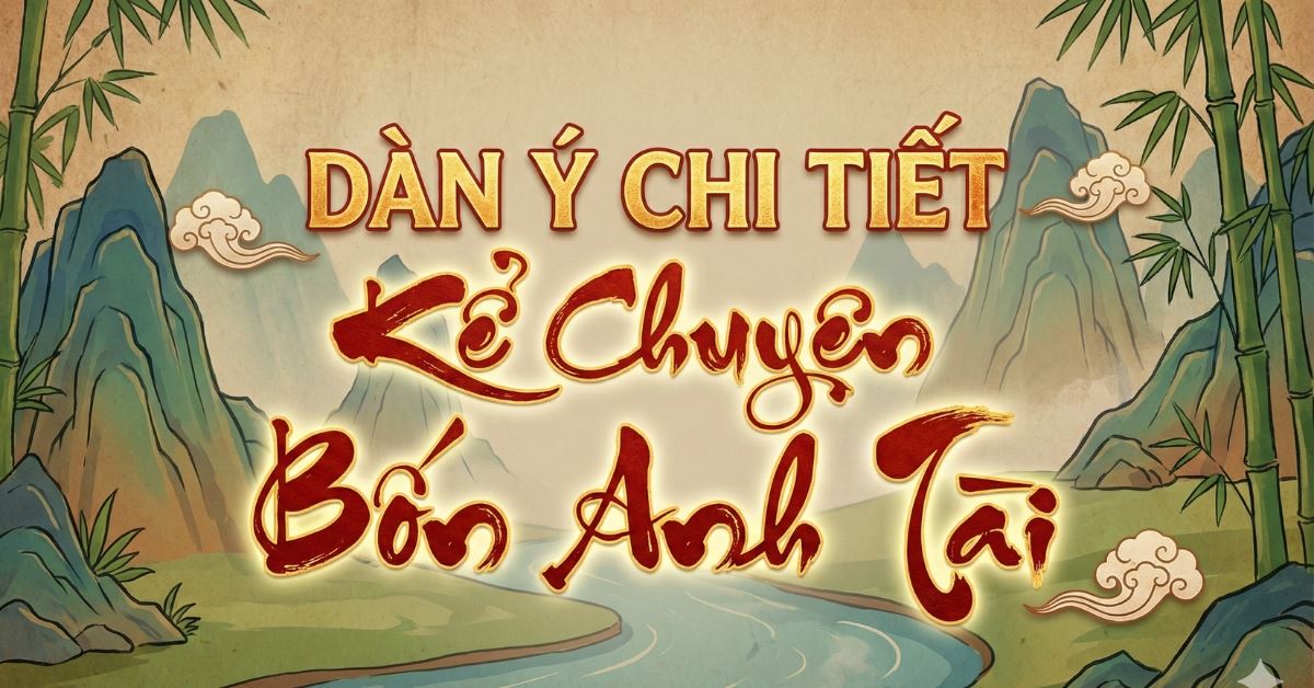 20 bài văn kể chuyện Bốn anh tài hay, đầy đủ, chi tiết, đạt điểm cao