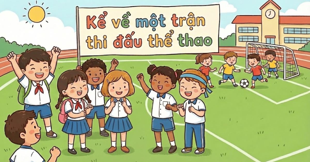 Kể về một trận thi đấu thể thao hay, ấn tượng (20+ mẫu điểm cao)