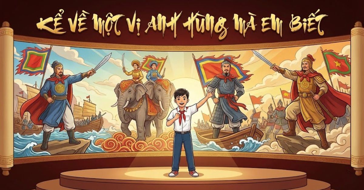 Kể về một vị anh hùng mà em biết lớp 3 ngắn gọn, cảm động, điểm cao