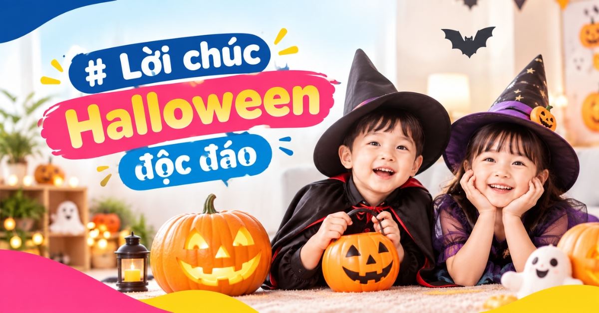 Lời chúc Halloween hay cho người yêu, bé, bạn bè bằng tiếng Anh
