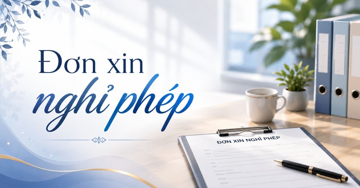 (Tải free) Mẫu đơn xin nghỉ phép chuẩn 2026 cho giáo viên, nhân viên