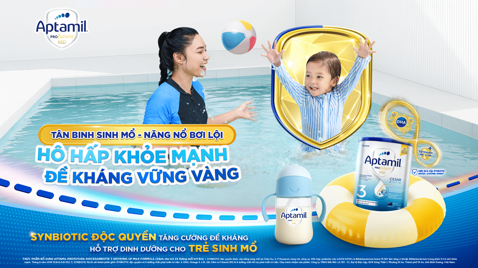 Cuối tuần nhà mình có hẹn đi chơi! Mẹ chớ quên bổ sung APTAMIL NEW ZEALAND 3 cho con!