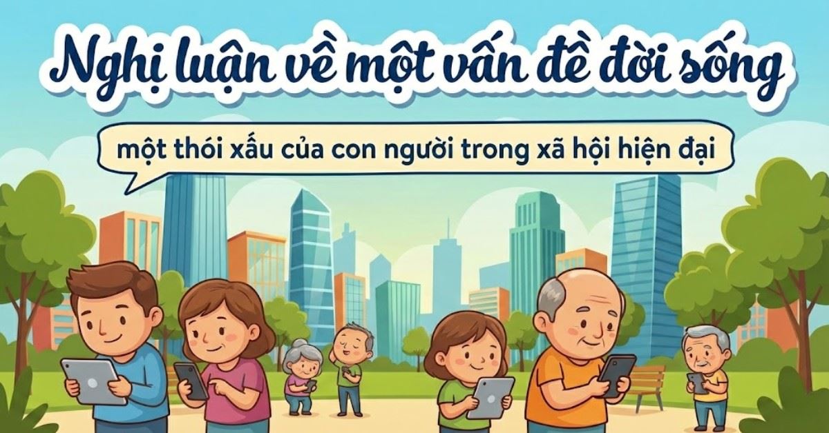 20+ bài văn nghị luận về một thói xấu trong xã hội hiện đại hay, điểm cao