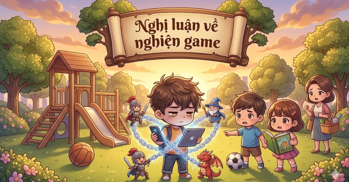 20+ bài văn nghị luận về nghiện game hay, điểm cao, có dẫn chứng