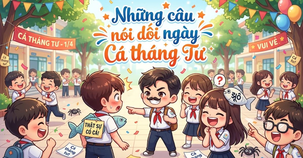 Những câu nói dối ngày cá tháng Tư hài hước, bá đạo nhất 2026
