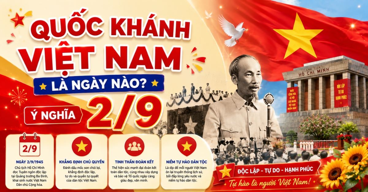 Quốc khánh Việt Nam là ngày nào? Ý nghĩa ngày 2/9