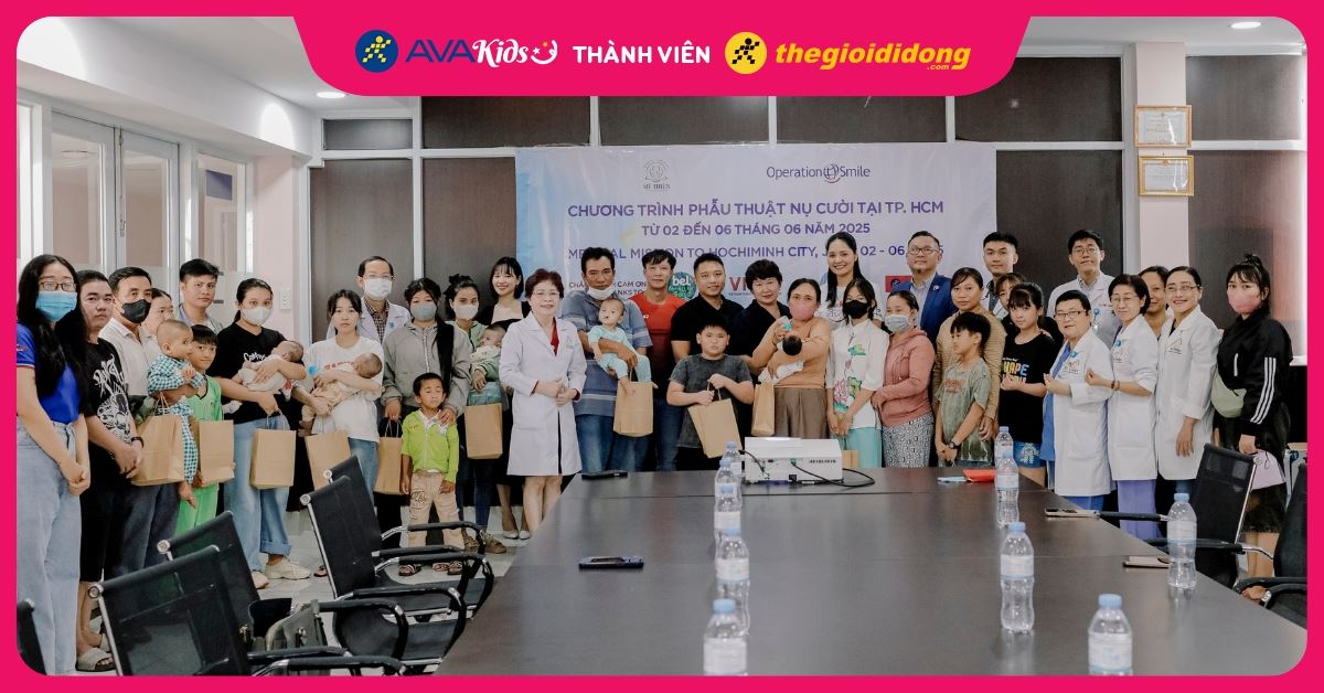 Quỹ Nụ Cười đợt 8: Thêm 30 nụ cười trọn vẹn từ hành trình yêu thương của AVAKids và Operation Smile Vietnam