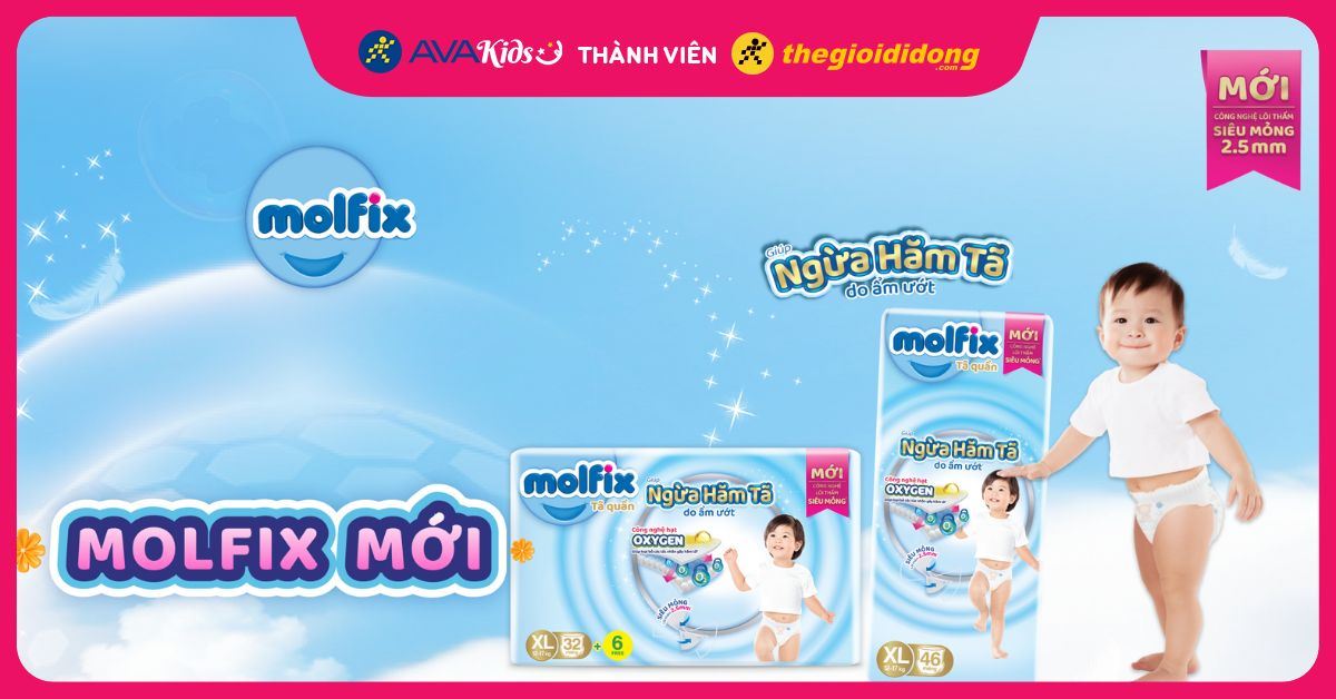 So Sánh Tã Molfix Oxy Giúp Ngừa Hăm Với Tã Thường – Bé Nói Không Với Hăm Tã