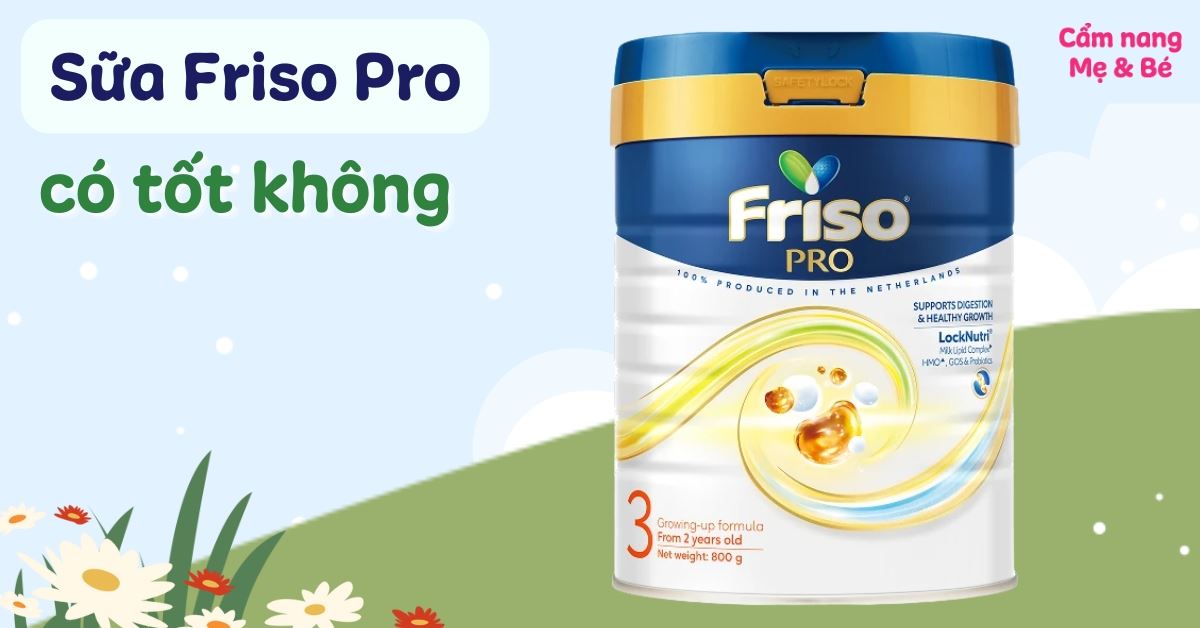 Review sữa Friso Pro có tốt không? Có gì mới? Có nên mua không?
