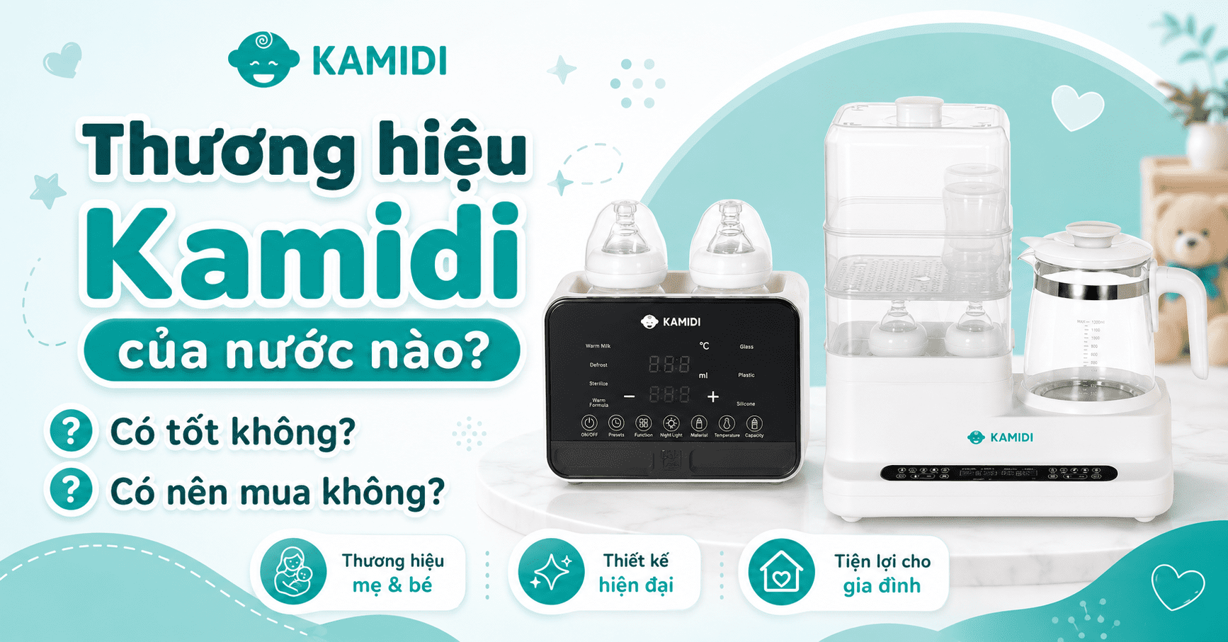 Thương hiệu Kamidi của nước nào? Có tốt không? Có nên mua không?