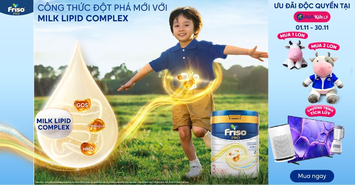 CÔNG BỐ KẾT QUẢ: TÍCH LŨY HÓA ĐƠN SỮA FRISO PRO 3 nhận Tivi QLED Samsung 4K 65 inch