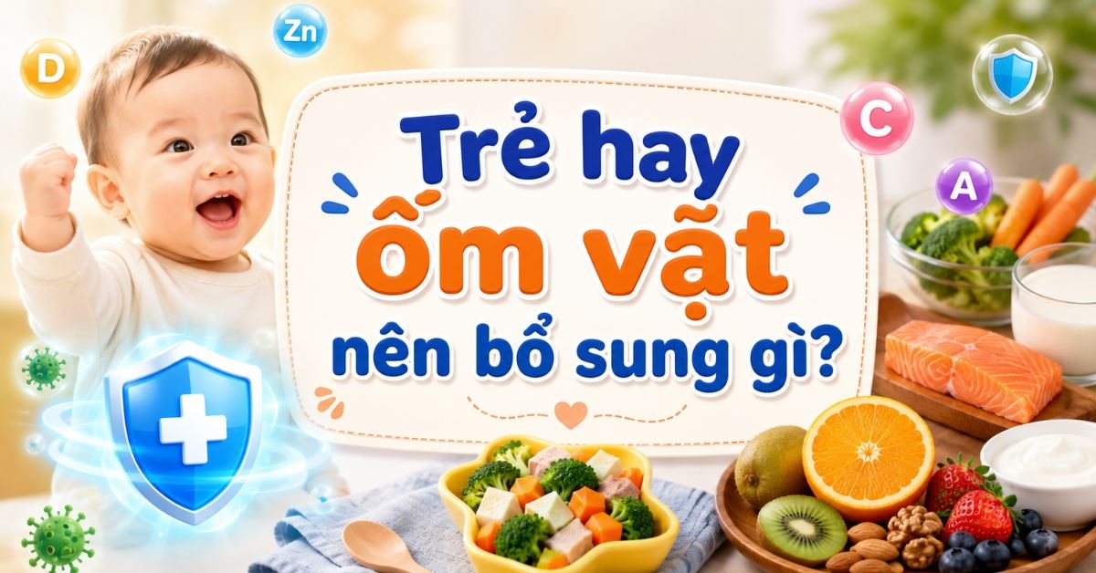 Trẻ hay ốm vặt nên bổ sung gì? 8 thực phẩm tăng cường đề kháng cho trẻ